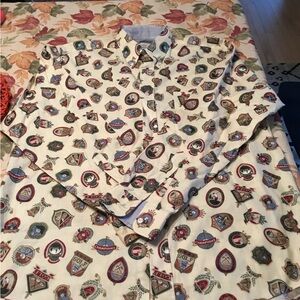 Boston Preparatory Company Golf Patterned Shirt